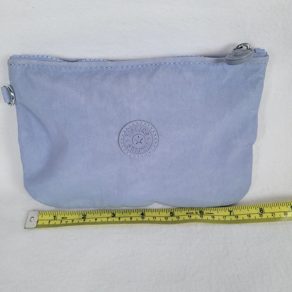 Kipling Nylon Coin Purse Pouch Bag Set Bundle Blue Gray Zip Wristlet Packable - Picture 4 of 8